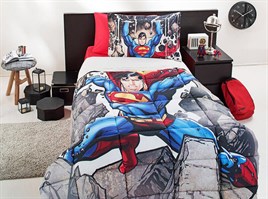 Lisanslı Uyku Seti Tek Kişilik Superman Set